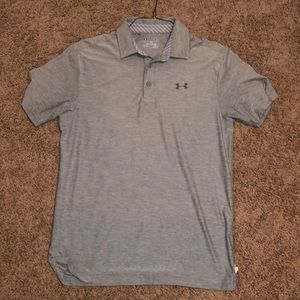 Silver Under Armour golf shirt